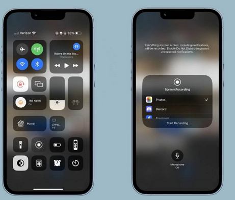 那坡苹果15维修分享iPhone15录制屏幕时如何录制音频 