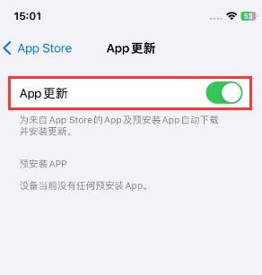 那坡苹果15维修中心如何让iPhone15APP自动更新
