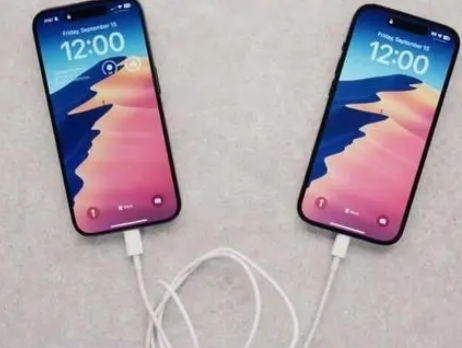 那坡苹果15维修店分享iPhone15可以给安卓充电吗 