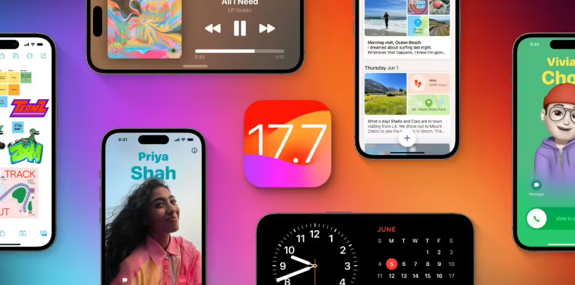 那坡苹果手机维修分享苹果 iOS / iPadOS 17.7.1 正式版推送 